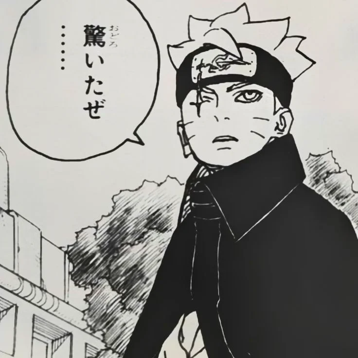 Boruto from the mang
